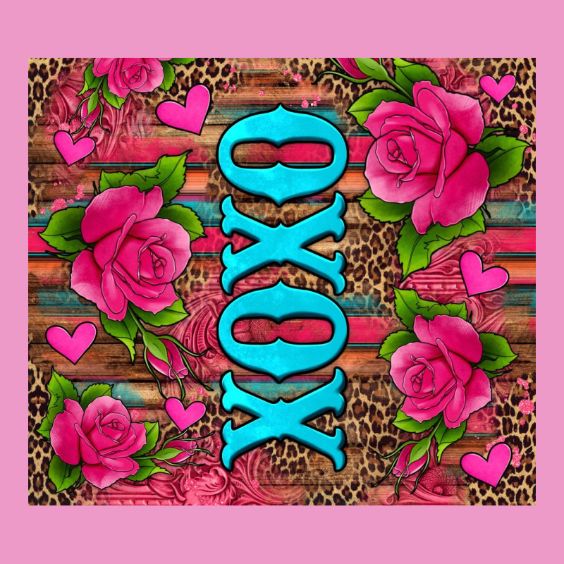 Xoxo Valentine's Day Pink Roses And Hearts Urban Hoodie by Jasminsmagicworld | Teevron
