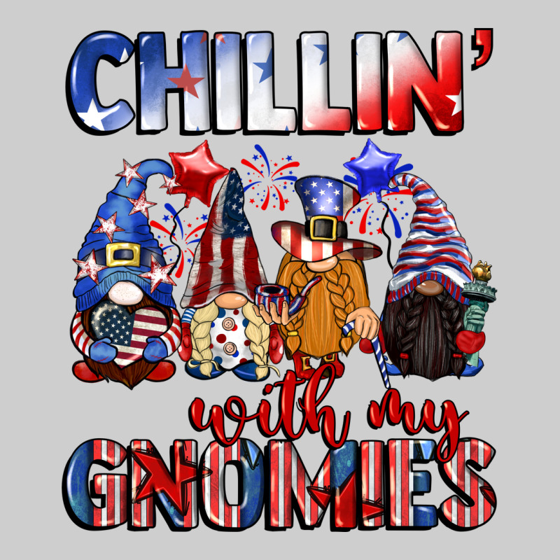 Chillin' With My Gnomies 4th Of July Premium Sweatshirt by CowGirlArtShop | Teevron