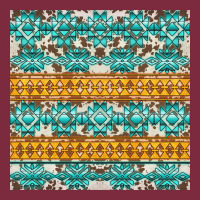 Aztec Cowhide Seamless Premium Hoodie | Teevron