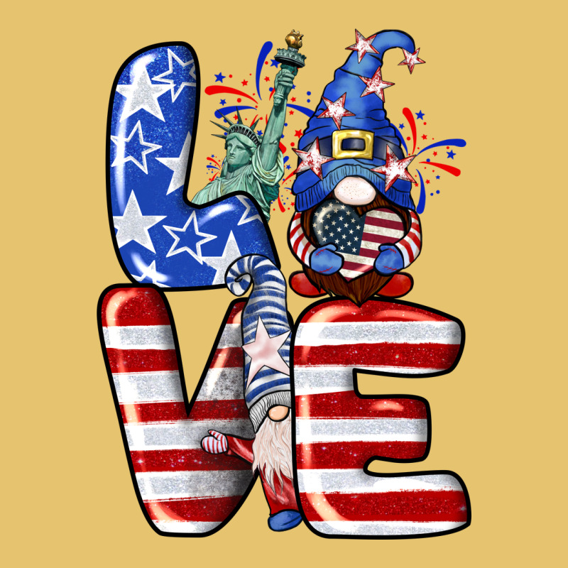 Love 4th Of July With Gnomes 4th Of July Premium Sweatshirt by CowGirlArtShop | Teevron