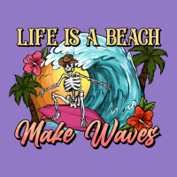 Life Is A Beach Make Waves Skeleton Urban Hoodie | Teevron