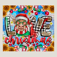 Love Christmas Highland Cow Heavy Core Tee | Teevron