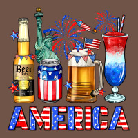 4th Of July American Drinks America Premium Sweatshirt | Teevron