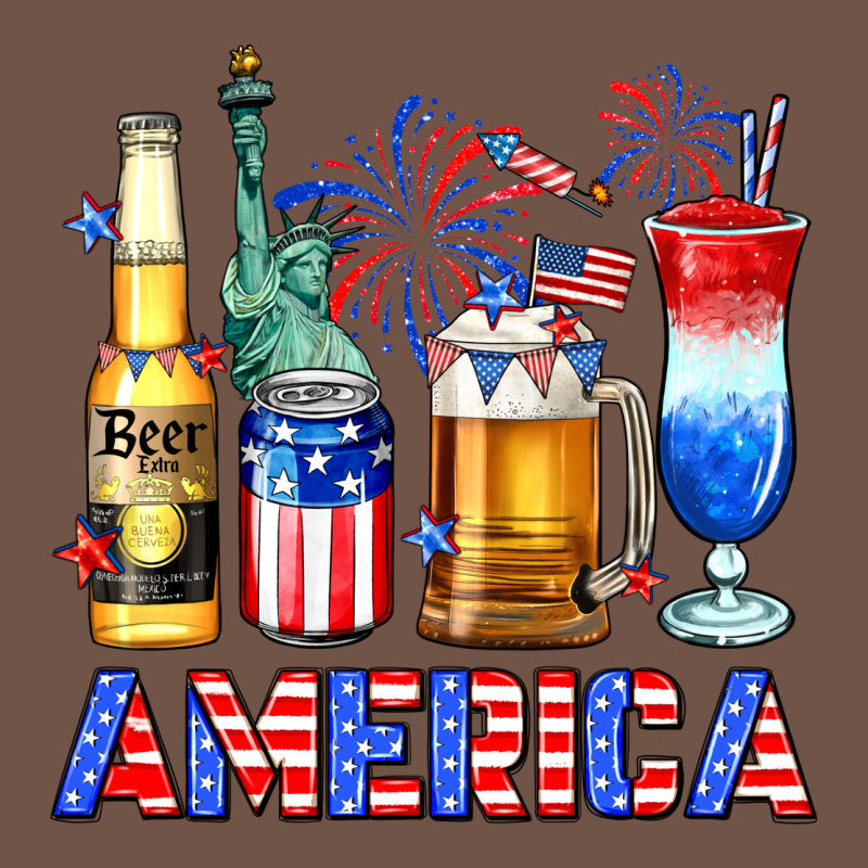 4th Of July American Drinks America Premium Sweatshirt by Neo Western | Teevron
