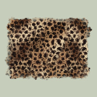 Handdrawn Leopard Pattern Brown Long Sleeve Tee | Teevron