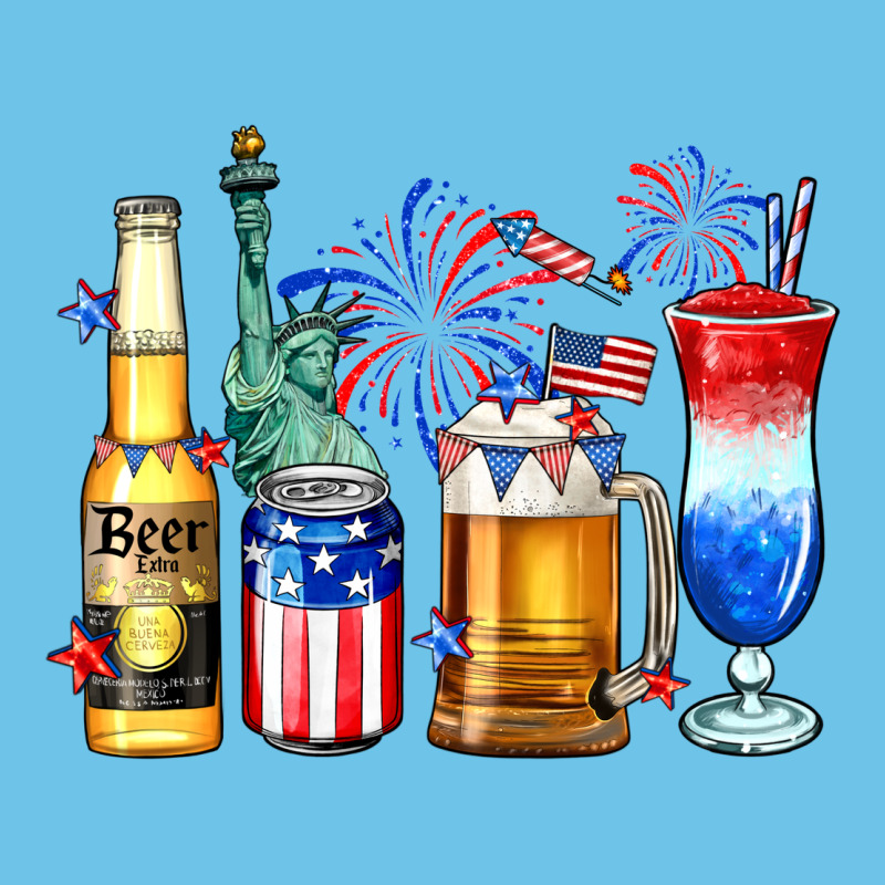 4th Of July American Drinks Premium Sweatshirt by Neo Western | Teevron