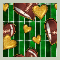 American Football Field And Hearts Seamless Pattern Classic Tee | Teevron
