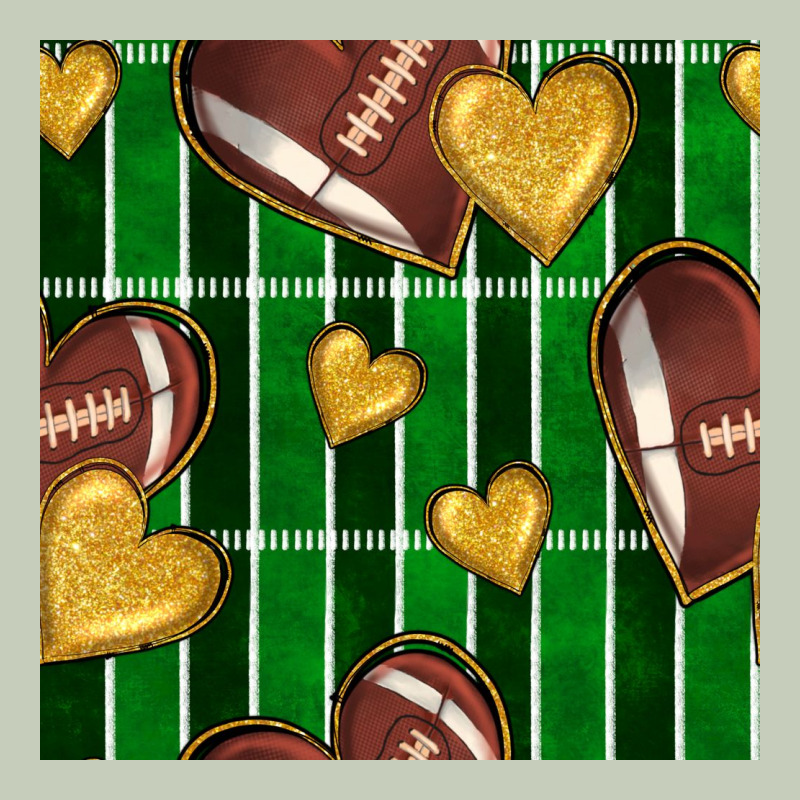 American Football Field And Hearts Seamless Pattern Classic Tee by BundleAndBundleShop | Teevron