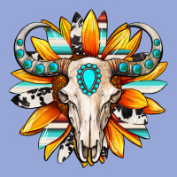 Western Bull Skull Sunflower Classic Tee | Teevron