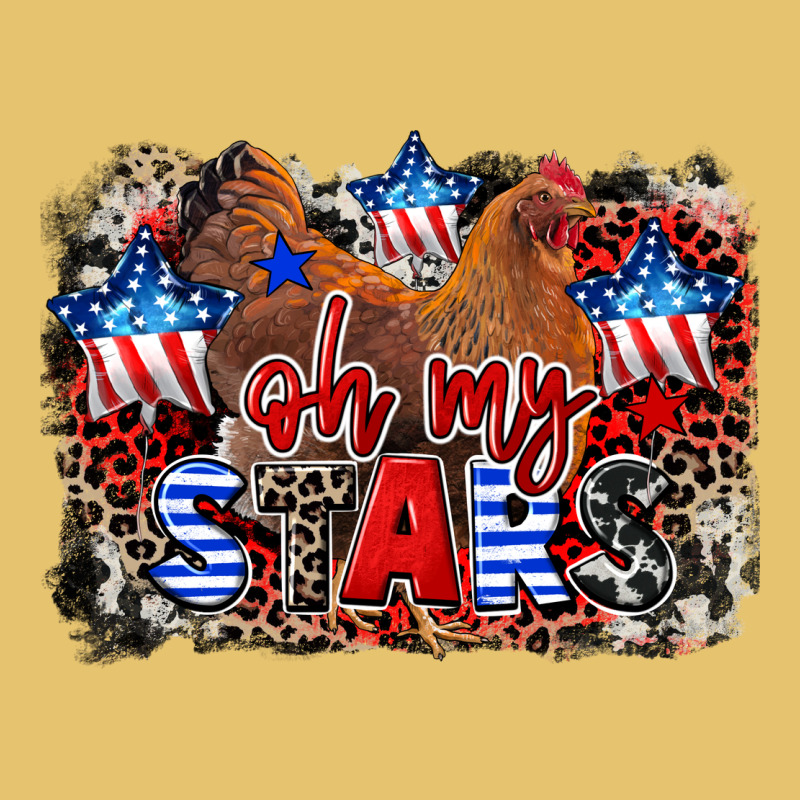 Oh My Stars Chicken 4th Of July Premium Sweatshirt by CowGirlArtShop | Teevron