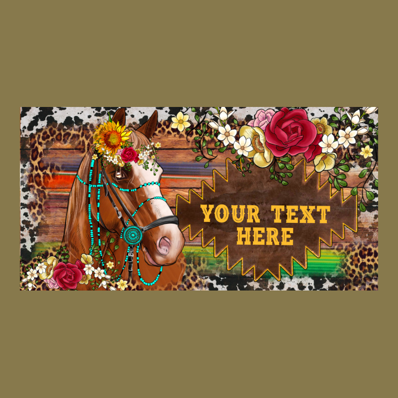 (preview)western Turquoise Gemstone Horse Cowhide Leopard Floral Backg Premium Hoodie by Artiststas | Teevron