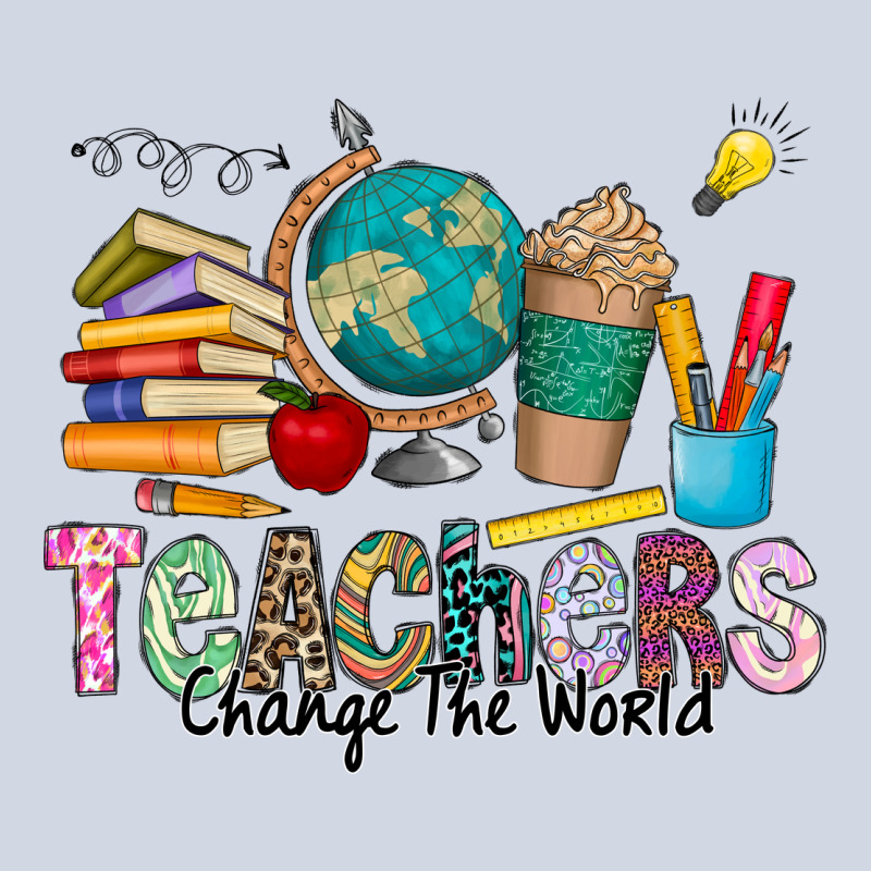 Teachers Change The World Premium Sweatshirt by CowhideDigitalArt | Teevron