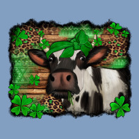 St Patricks Cow With Leopard Background Holstein Cow Urban Hoodie | Teevron