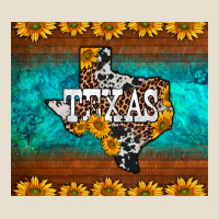 Sunflowers Cowhide Leopard Texas Map Urban Hoodie | Teevron