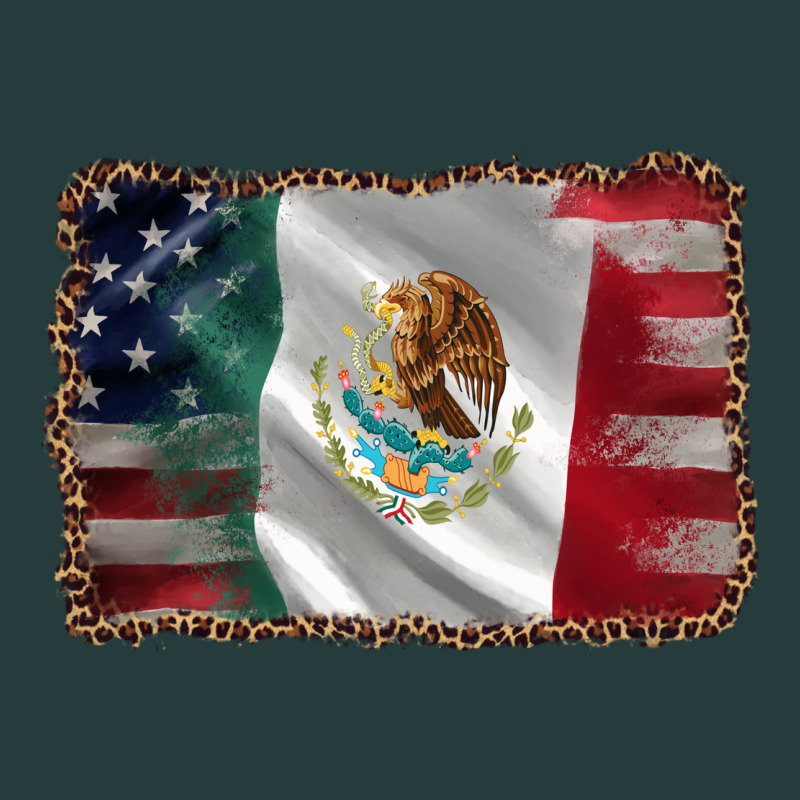 Mexico Flag And Usa Flag Premium Hoodie by AdoDesignShop | Teevron