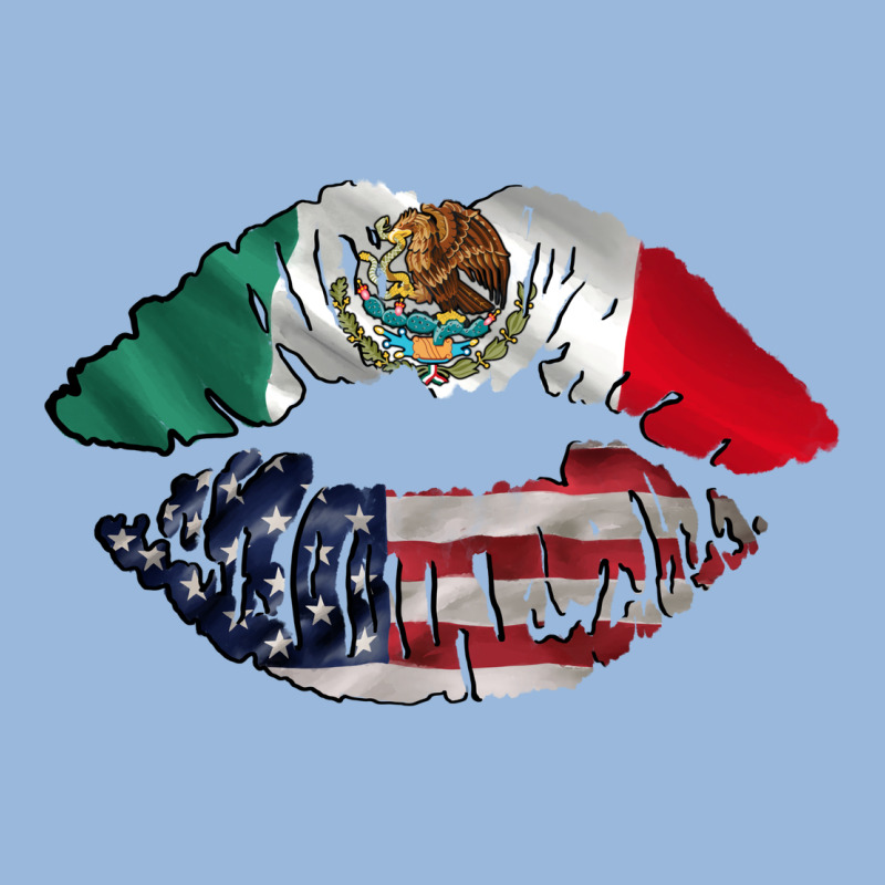 Mexico Usa Lips Premium Hoodie by AdoDesignShop | Teevron