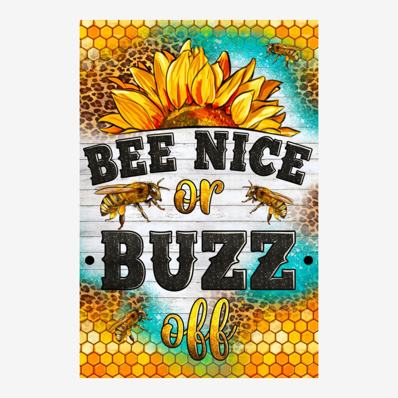 Bee Nice Or Buzz Off Urban Hoodie by LillyAllenDesigns | Teevron