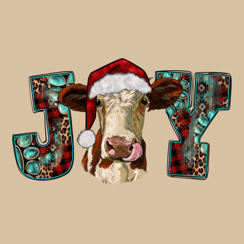 Christmas Joy With Heifer Cow Heavyweight Hoodie by RanaPortraitStore | Teevron