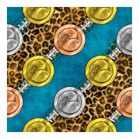 american football medal with leopard | Teevron