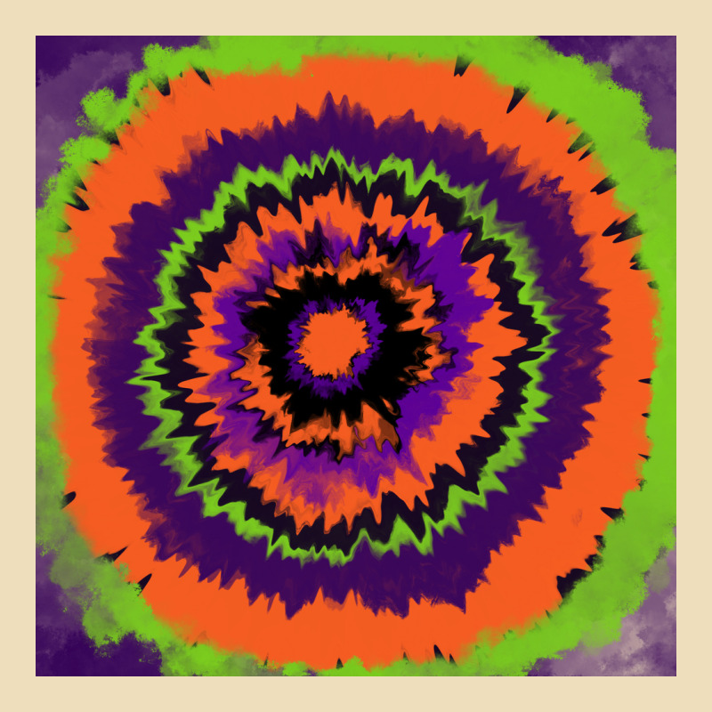 Halloween Tie  Dye Pattern Premium Hoodie by RanaPortraitStore | Teevron