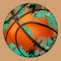 Western Basketball Camouflage Glitter Pattern Vintage Tee | Teevron
