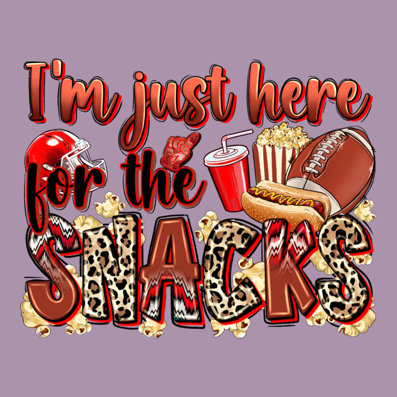 I'm Just Here For The Snacks American Football Heavyweight Hoodie by Zillion Design Studio | Teevron