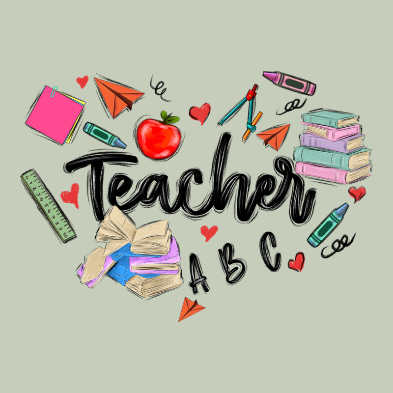 Teacher Heart Classic Tee by MaliasSmallBusiness | Teevron