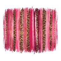 valentines day leopard glitter brushstroke | Teevron