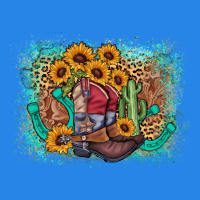 Cowboy Boots Sunflower Premium Hoodie | Teevron