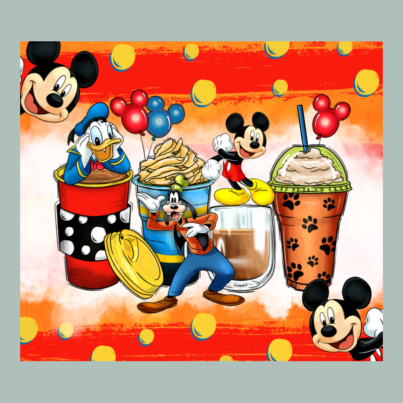 Cartoon Characters Coffee Cups Heavyweight Hoodie by Zillion Design Studio | Teevron