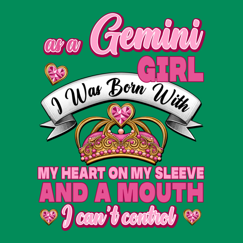 As A Gemini Girl I Was Born With My Heart On My Sleeve And A Mouth Urban Hoodie by Jasminsmagicworld | Teevron