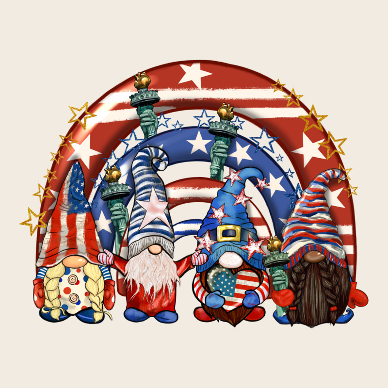 4th Of July Rainbow With Gnomes Premium Sweatshirt by CowGirlArtShop | Teevron