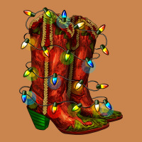 Christmas Western Boots With Lights Heavyweight Hoodie | Teevron