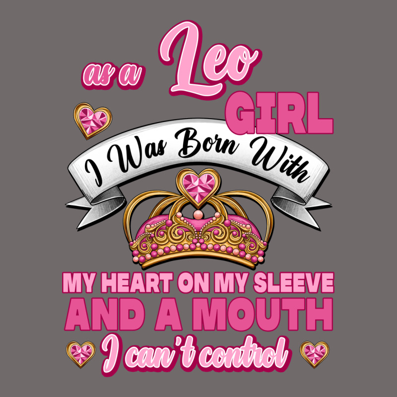 As A Leo Girl I Was Born With My Heart On My Sleeve And A Mouth Urban Hoodie by Jasminsmagicworld | Teevron