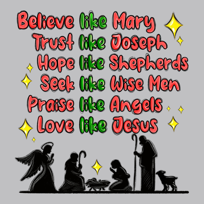 Jesus And Family Belive Like Mary Classic Tee by MaliasSmallBusiness | Teevron
