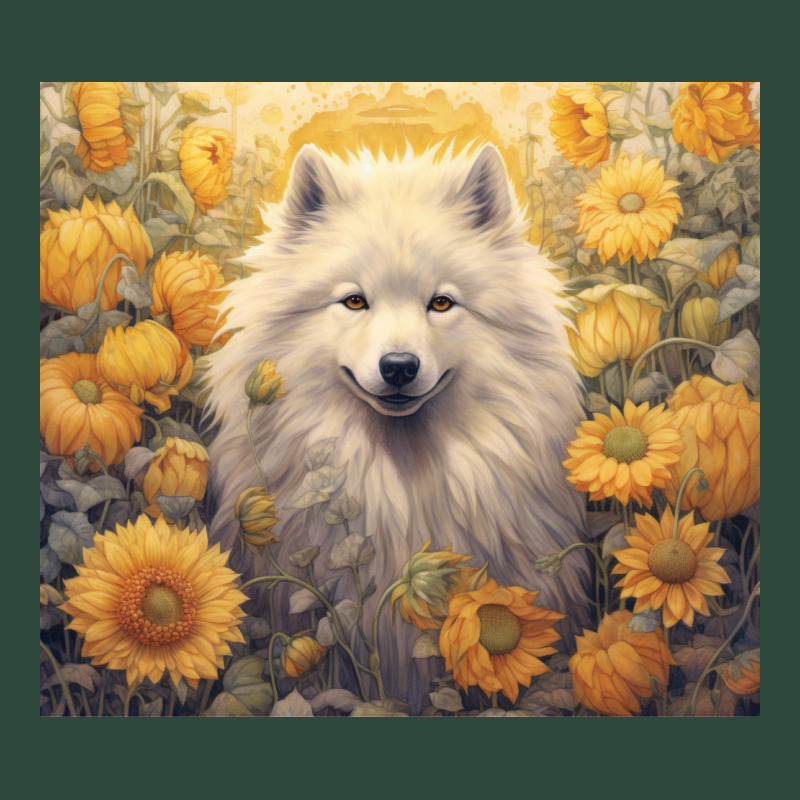 Samoyed Zipper Hoodie by Unal Design | Teevron