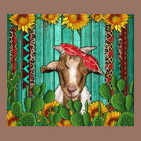 Goat With Sunflower And Cactus Premium Hoodie | Teevron