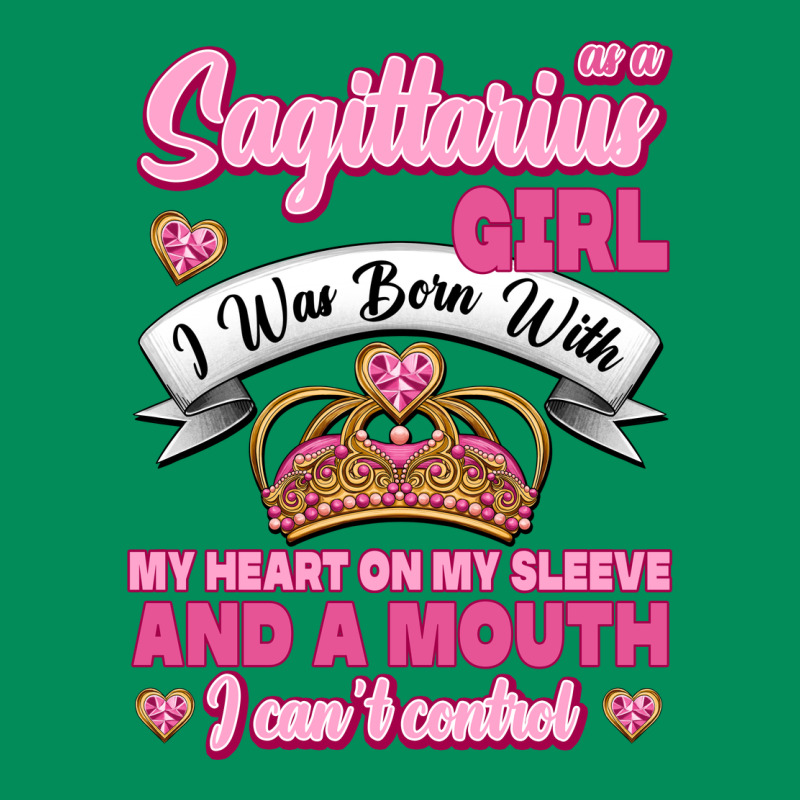 As A Sagittarius Girl I Was Born With My Heart On My Sleeve And  Mouth Urban Hoodie by Jasminsmagicworld | Teevron