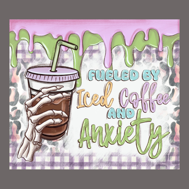 Fueled By Iced Coffee And Anxiety Classic Tee by MaliasSmallBusiness | Teevron