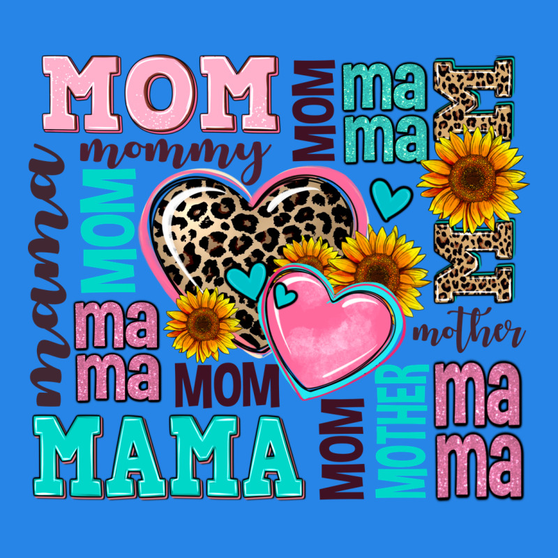 Mom Mama Mommy With Hearts Premium Hoodie by AdoDesignShop | Teevron