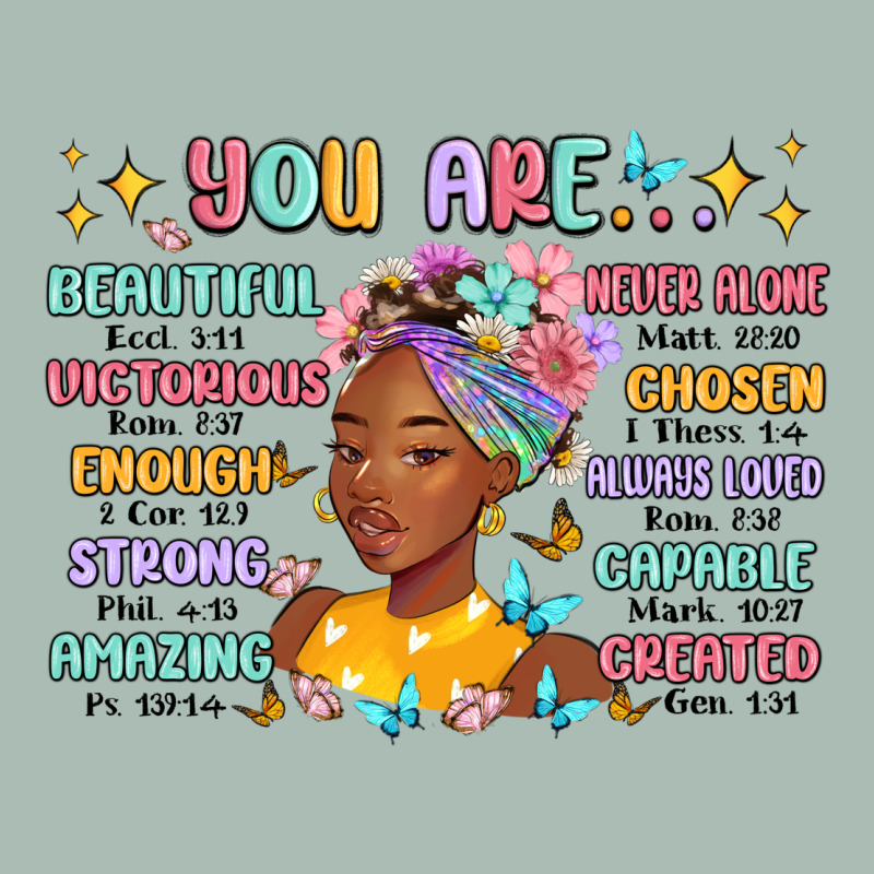 You Are Beautiful Victorious Enough Strong Classic Tee by MaliasSmallBusiness | Teevron