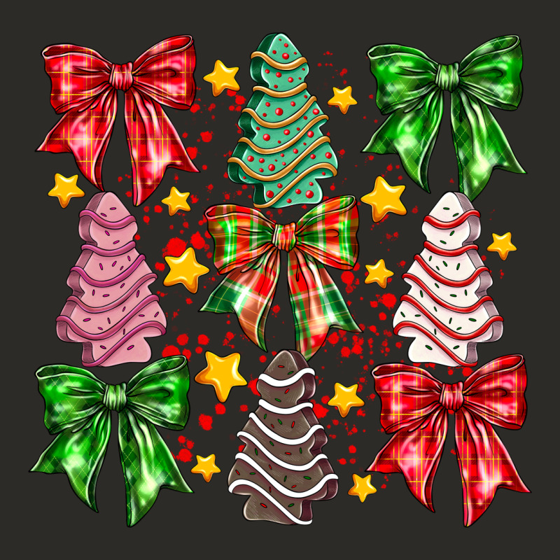Christmas Cake Bow Heavy Core Tee by CowhideDigitalArt | Teevron