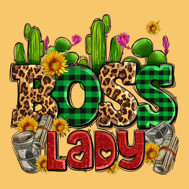 Boss Lady With Money And Cactus Vintage Hoodie by AdoDesignShop | Teevron