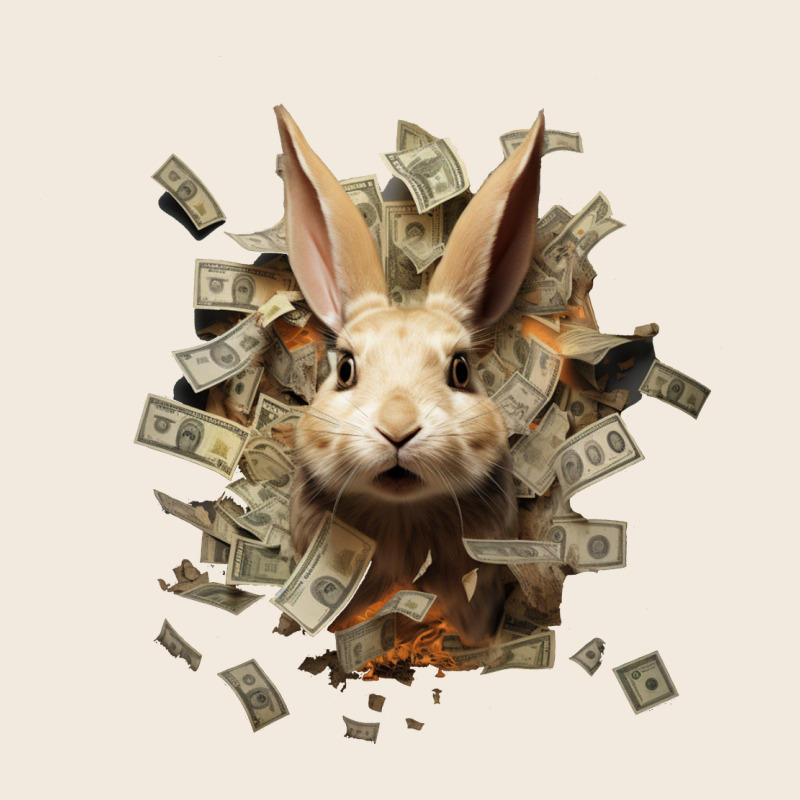 Bad Rabbit Zipper Hoodie by Unal Design | Teevron