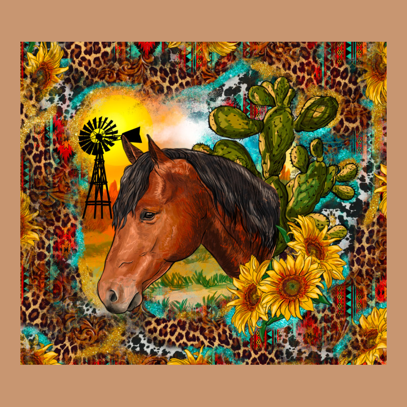 Western Horse And Sunflower Heavyweight Hoodie by RanaPortraitStore | Teevron
