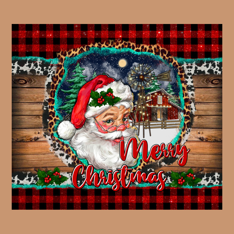 Merry Christmas Santa And Farm Heavyweight Hoodie by RanaPortraitStore | Teevron