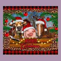 Merry Christmas Cow Pig And Horse Heavyweight Hoodie | Teevron
