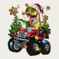 Christmas T-rex With Monster Truck Zipper Hoodie | Teevron