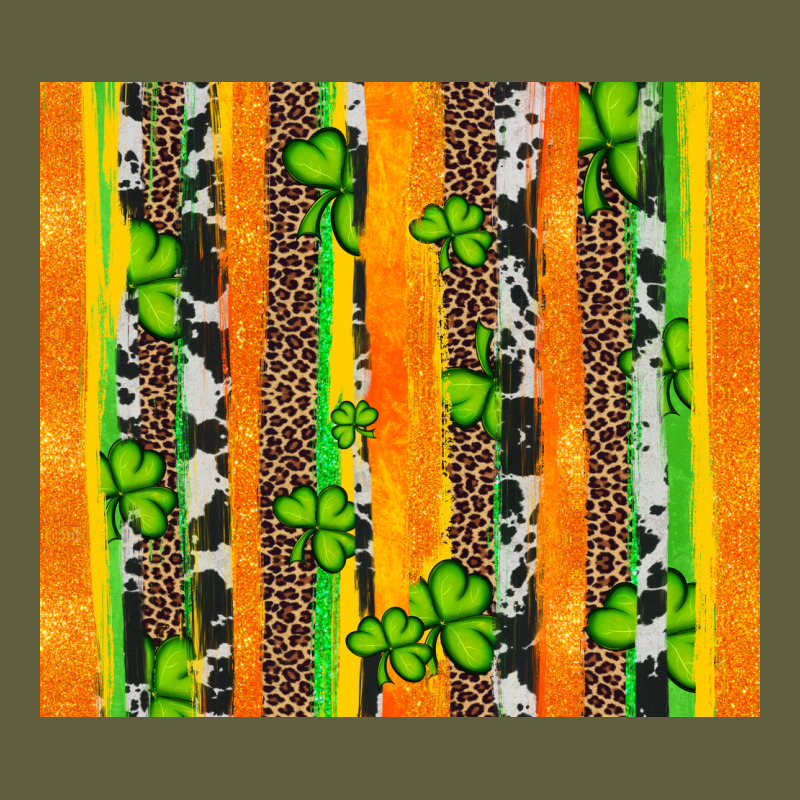 St Patricks Shamrock With Cowhide Vintage Tee by Artiststas | Teevron