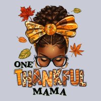 One Thankful Mama Afro Messy Bun Heavyweight Hoodie | Teevron